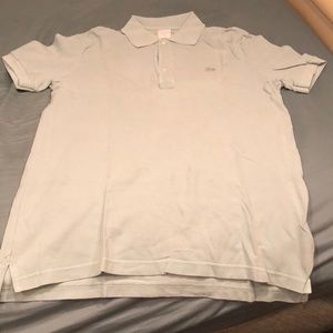Lacoste polo vintage washed light blue 4